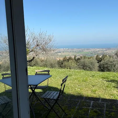 Pp02 - Potenza Picena, Affascinante Con Vista Mare 샬레